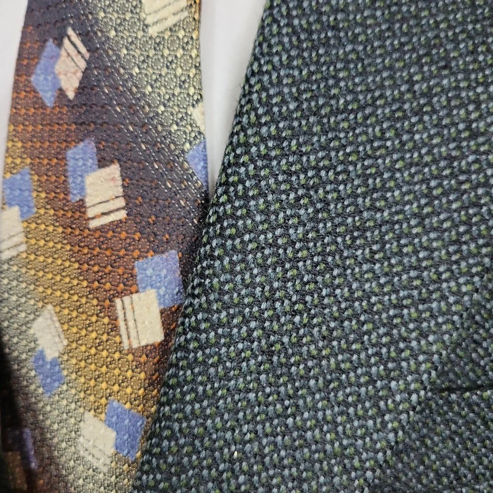Magee Moriarty's Gap of Dunloe Green Blue Tweed Blazer Sport Coat Jacket 42S